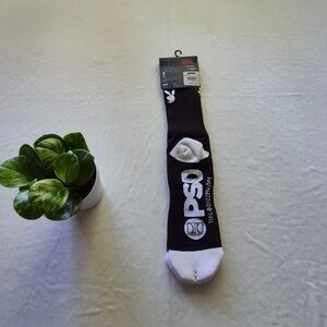 PSD Playboy Crew Socks color Black size ONE.